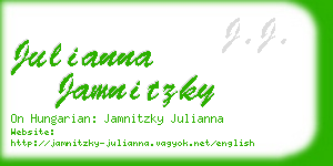 julianna jamnitzky business card